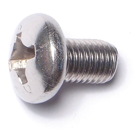 Midwest Fastener 5/16"-24 x 1/2 in Phillips Pan Machine Screw, Plain 18-8 Stainless Steel, 10 PK 79046
